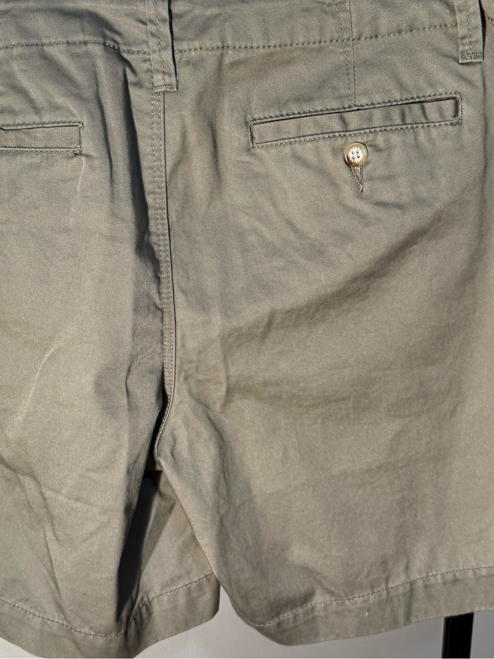 -Lauren Ralph Lauren Khaki Chino Shorts Size 12 NWT Cotton Classic Casual women - Picture 3 of 7